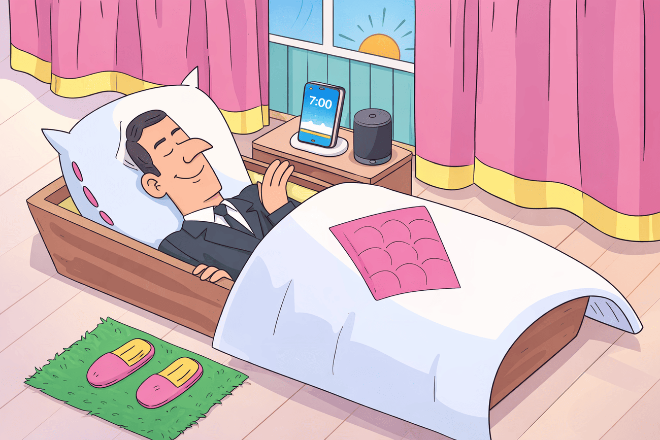 Иллюстрация глагола sleep